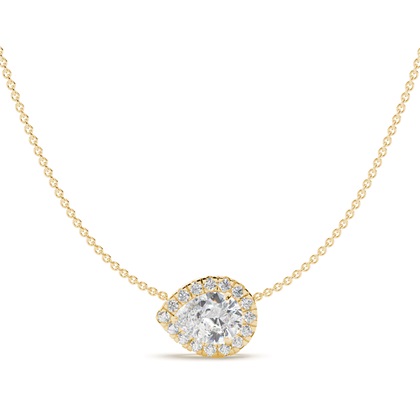 Pear Diamond Pendants
