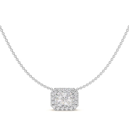 Radiant Diamond Necklaces and Diamond Pendants