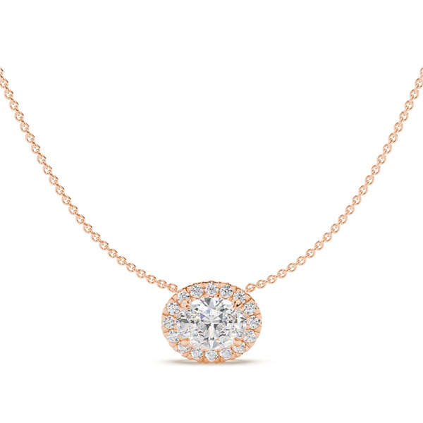 East-West Look Halo Pendant