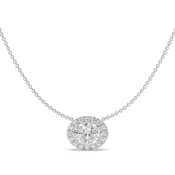 East-West Look Halo Pendant