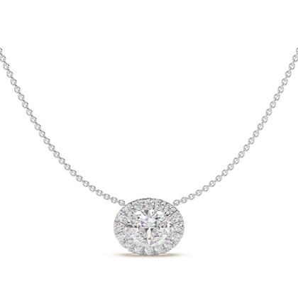 East-West Look Halo Pendant
