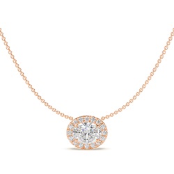East-West Look Halo Pendant