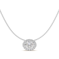 East-West Look Halo Pendant