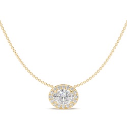 East-West Look Halo Pendant