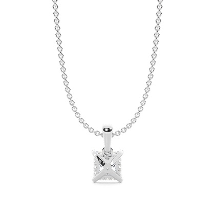 Hängsmycke med dold Halo-diamant och solitär