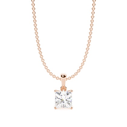 Rose Gold Diamond Pendants & Necklaces