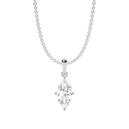 Marquise Diamond Necklaces and Diamond Pendants