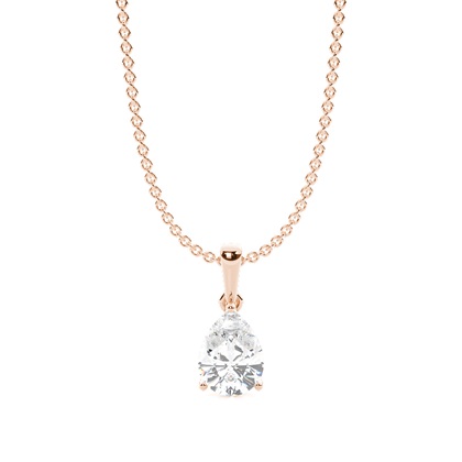 Pear Diamond Pendants