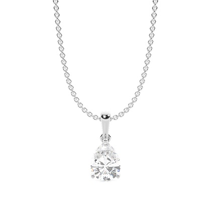 Pear Diamond Pendants