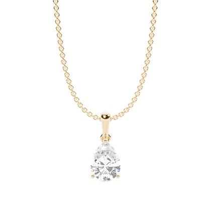 Pear Diamond Pendants