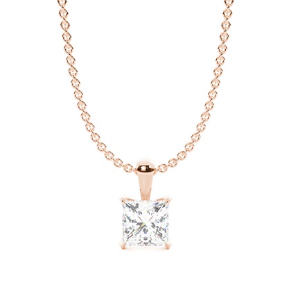 Rose Gold Diamond Pendants & Necklaces