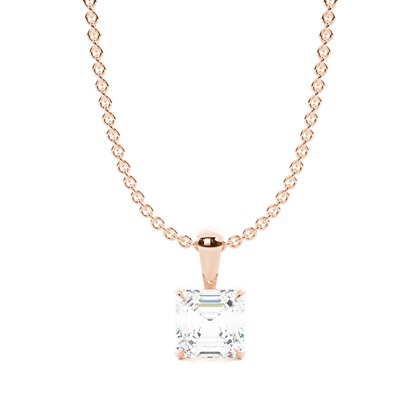 Rose Gold Diamond Pendants & Necklaces