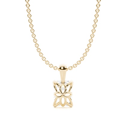 Gerahmter Anhänger im Basket-Look