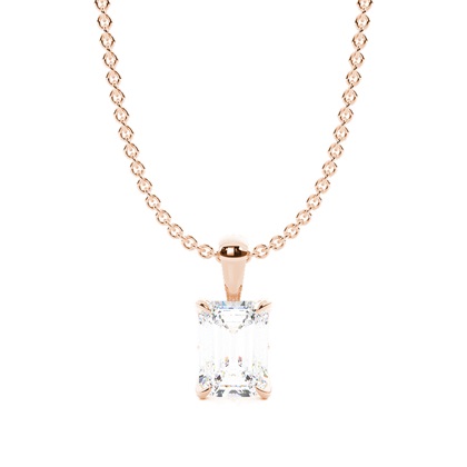 Rose Gold Diamond Pendants & Necklaces