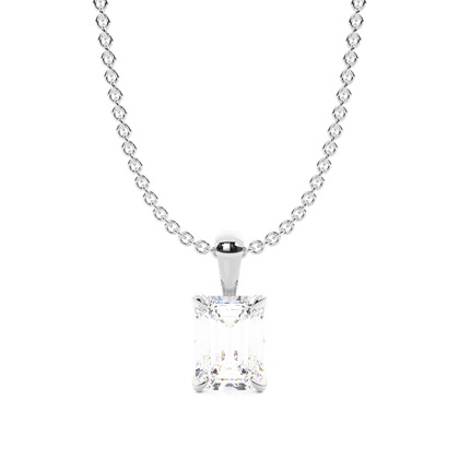 Emerald Diamond Pendants