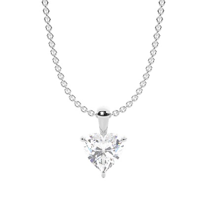 Heart Diamond Necklaces and Diamond Pendants