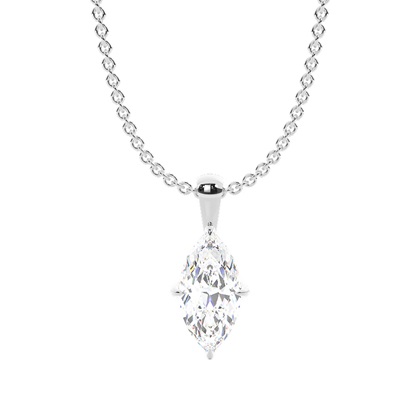 Marquise Diamond Necklaces and Diamond Pendants