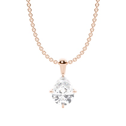 Pear Diamond Pendants