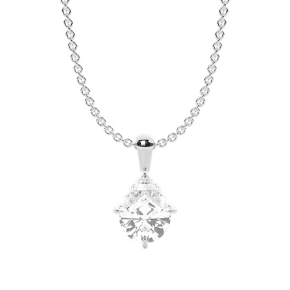 Pear Diamond Pendants
