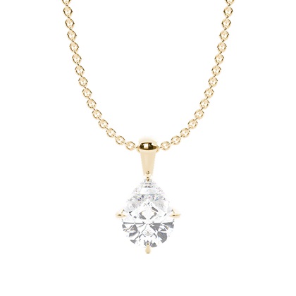 Pear Diamond Pendants