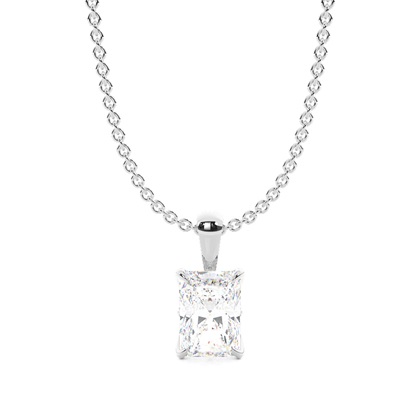 Radiant Diamond Necklaces and Diamond Pendants