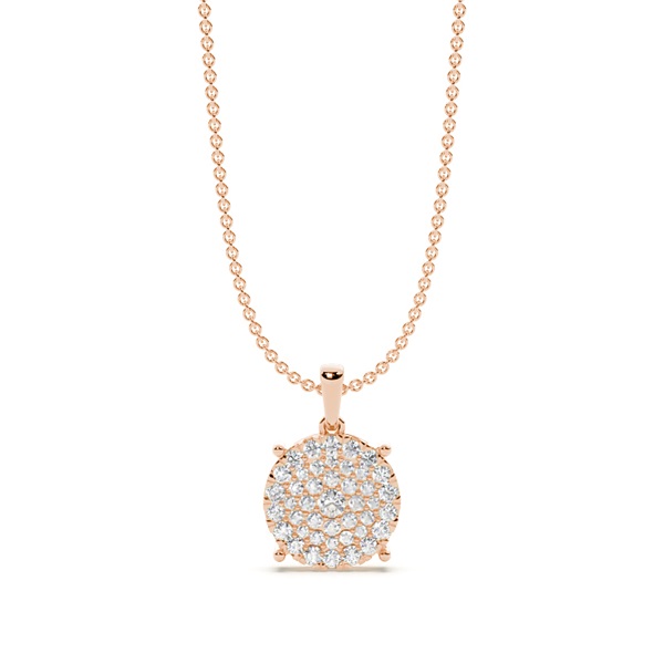 Diamond Cluster Pendants