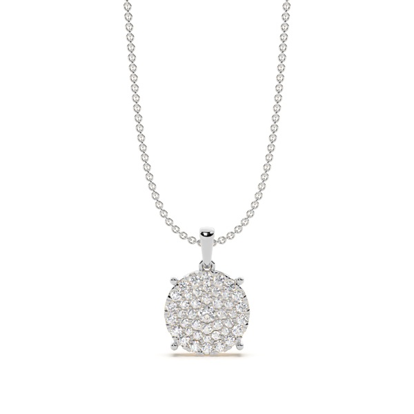 Diamond Cluster Pendants