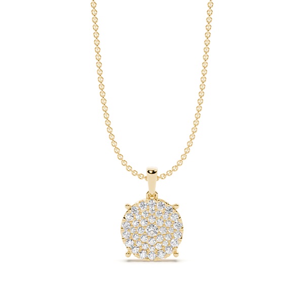 Diamond Cluster Pendants