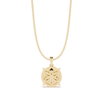 Yellow Gold Diamond Pendants & Necklaces