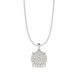 Diamant Cluster Anhänger