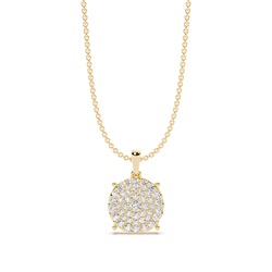 Diamond Cluster Pendants