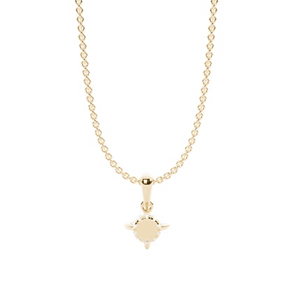 Hängsmycke med dold Halo-diamant och solitär