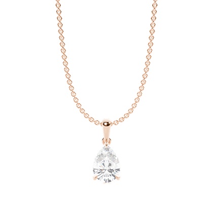 Pear Diamond Pendants