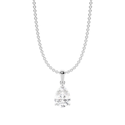 Pear Diamond Pendants