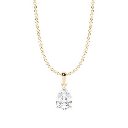 Pear Diamond Pendants