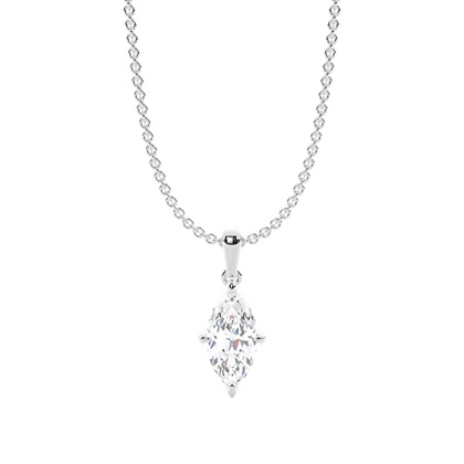 Marquise Diamond Necklaces and Diamond Pendants