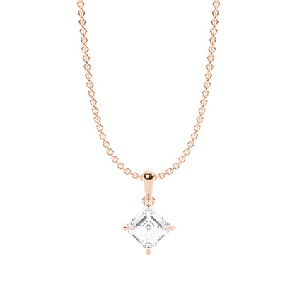 Rose Gold Diamond Pendants & Necklaces