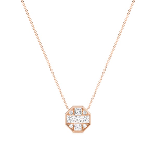Cluster Composite Diamond Pendants