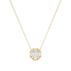 Cluster Composite Diamond Pendants