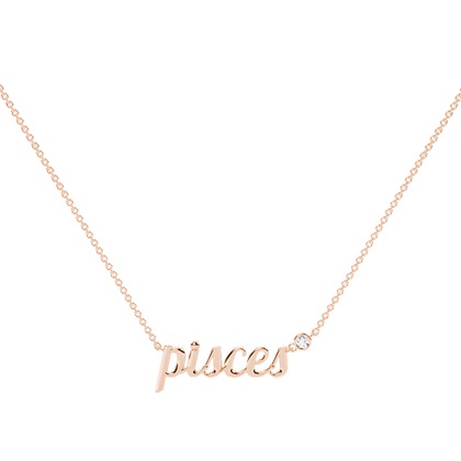 Rose Gold Chain Diamond Pendants