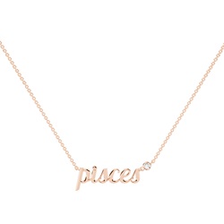 Pisces Zodiac Diamond Pendant