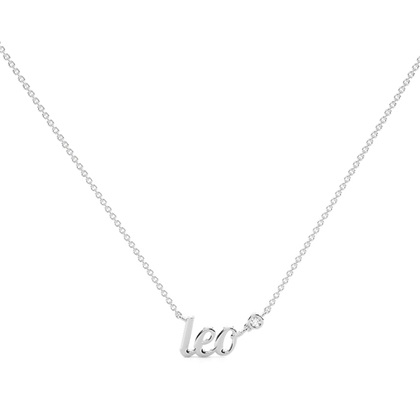 Leo Zodiac Diamond Pendant