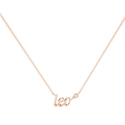 Leo Zodiac Diamond Pendant