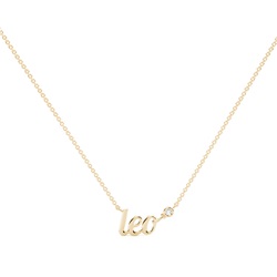 Leo Zodiac Diamond Pendant