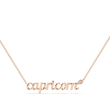 Rose Gold Diamond Pendants & Necklaces