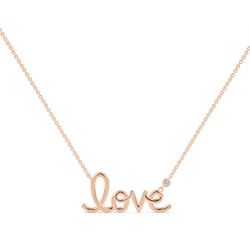 Love Script Necklace