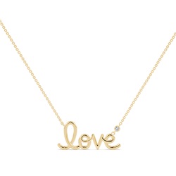 Love Schriftzug Halskette