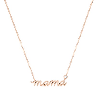 Rose Gold Diamond Pendants & Necklaces