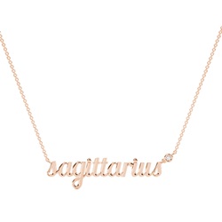 Sagittarius Zodiac Diamond Pendant