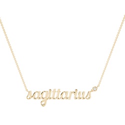 Sagittarius Zodiac Diamond Pendant